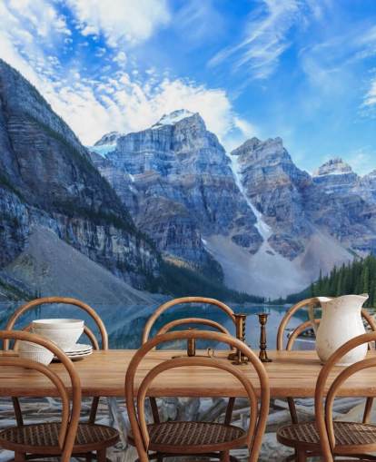 Carta da parati montagna e lago