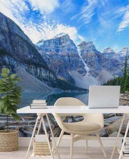 Papier Peint Montagne et Lac