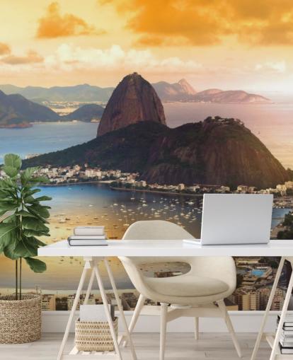 Rio-Bergwand Fototapete Rio-Bergwand Fototapete