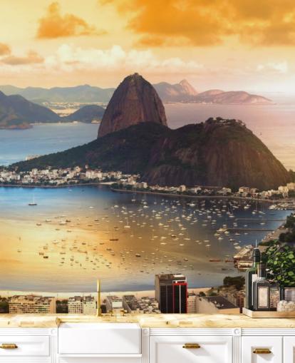 Rio Mountain Wall Mural Rio Mountain Wall Mural