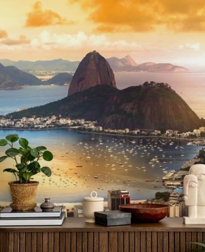 Murale de la montagne de Rio