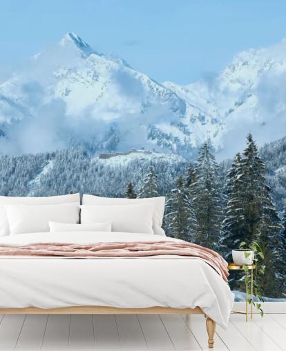Papier Peint Snowy Mountain Papier Peint Snowy Mountain