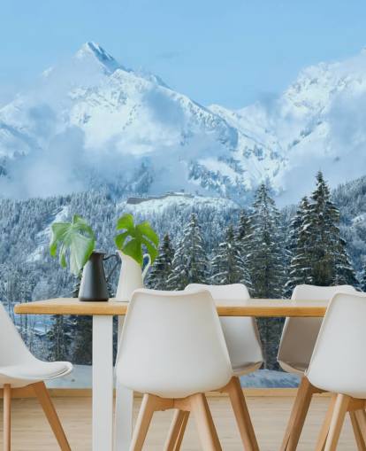 Fondo de pantalla de Snowy Mountain