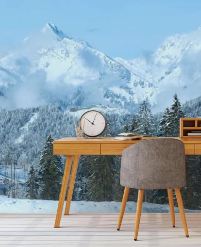 Fondo de pantalla de Snowy Mountain