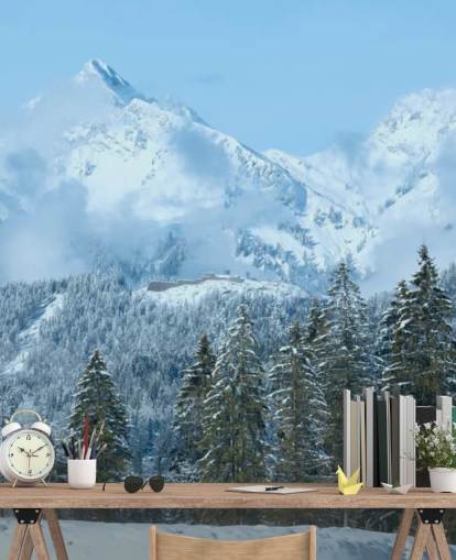 Snowy Mountain Tapeter