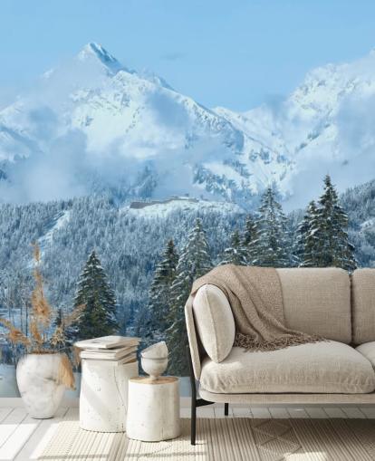 Snowy Mountain Tapeter