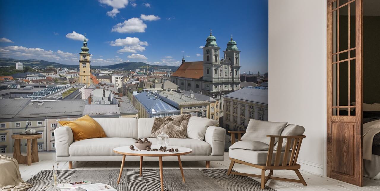 Linz Wallpaper Mural | Wallsauce UK