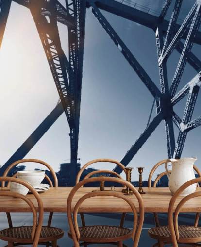 brisbane bridge close up wallpaper