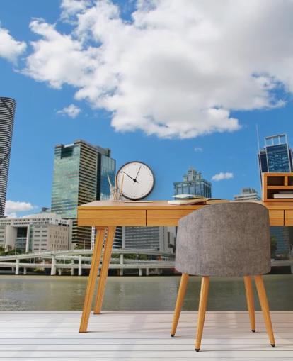 edifici brisbane contro carta da parati cielo blu