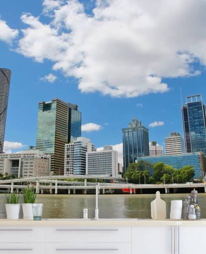 brisbane buildings against blue sky wallpaper brisbane buildings against blue sky wallpaper
