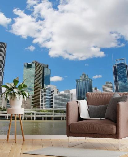 Brisbane byggnader mot blå himmel tapeter Brisbane byggnader mot blå himmel tapeter