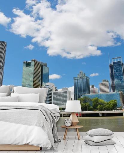 brisbane buildings against blue sky wallpaper brisbane buildings against blue sky wallpaper