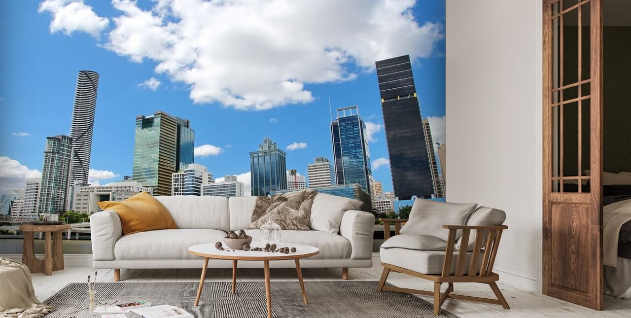Brisbane Cityscape Wallpaper Wallsauce US