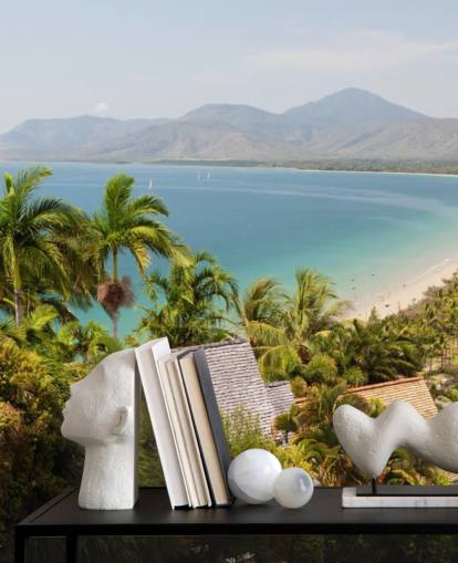 Port Douglas beach on sunny day wallpaper