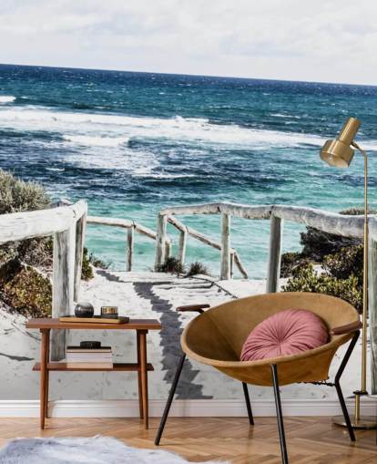 path down to white sanded beach and clear blue waters wallpaper path down to white sanded beach and clear blue waters wallpaper