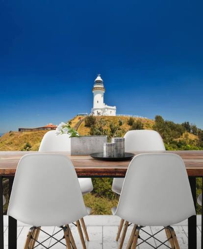 Scenic Hill nadert White Byron Bay Lighthouse behang