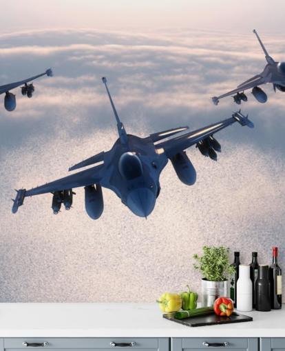 Three Fighter Jets Flying Wallpaper Three Fighter Jets Flying Wallpaper