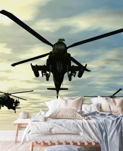 Fondo de pantalla de tres helicópteros