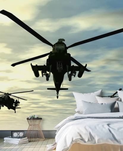 Fondo de pantalla de tres helicópteros