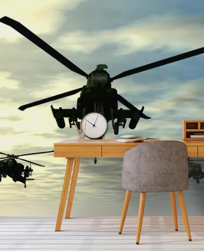 Three Helicopters Wallpaper