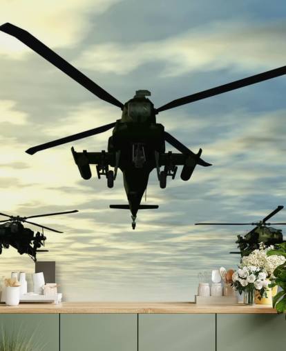 Three Helicopters Wallpaper