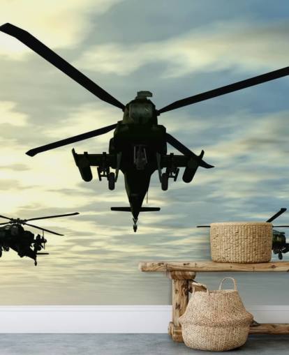 Fondo de pantalla de tres helicópteros Fondo de pantalla de tres helicópteros