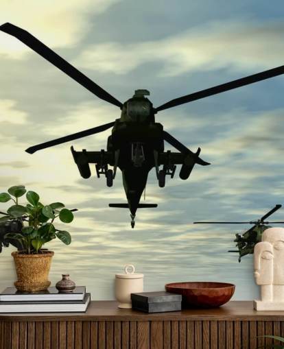 Three Helicopters Wallpaper