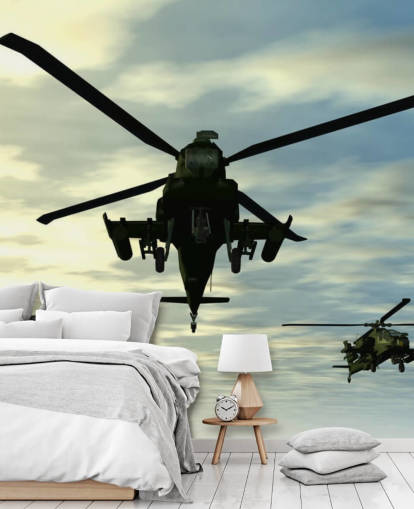 Three Helicopters Wallpaper
