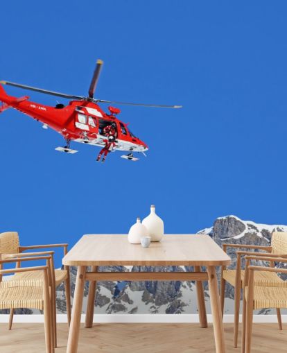 Papel de parede helicóptero vermelho Papel de parede helicóptero vermelho
