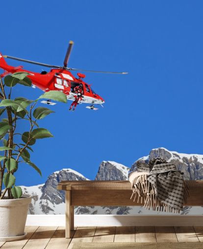 Rød Helikopter Bakgrunn