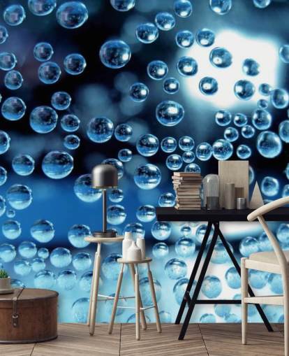 Little Raindrops Wall Mural
