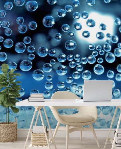 Mural de pared Gotitas de lluvia Mural de pared Gotitas de lluvia
