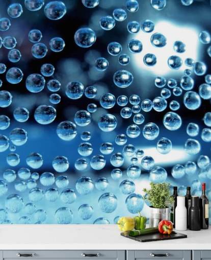 Little Raindrops Wall Mural