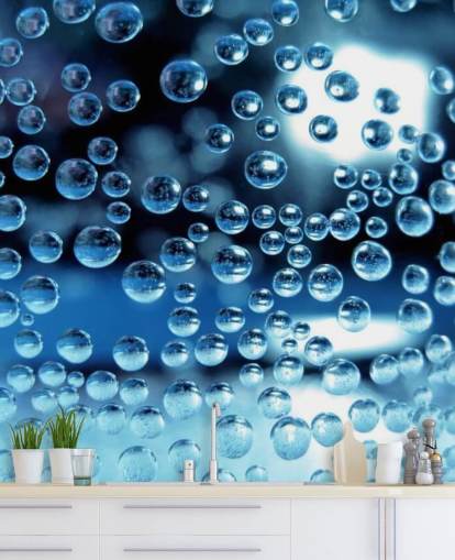 Mural de pared Gotitas de lluvia
