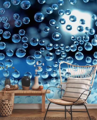 Little Raindrops Wall Mural