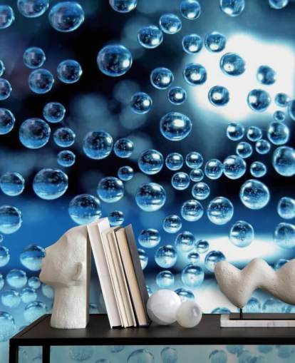 Little Raindrops Wall Mural Little Raindrops Wall Mural