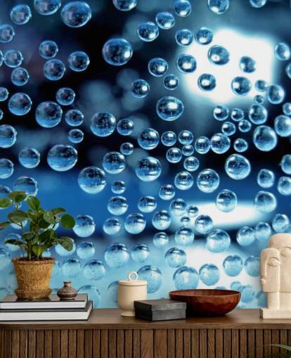 Mural de pared Gotitas de lluvia