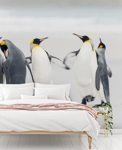 Dancing Penguins Wallpaper