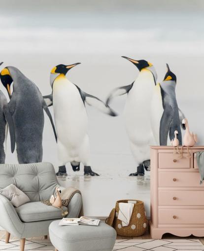 Dancing Pinguins behang Dancing Pinguins behang