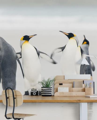 Dancing Pinguins behang Dancing Pinguins behang
