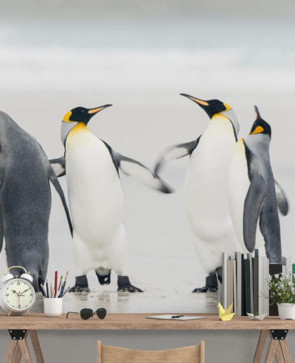 Dancing Penguins Wallpaper