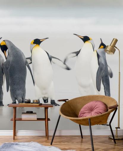 Dancing Penguins Wallpaper