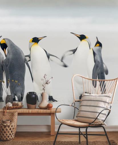 Dancing Penguins Wallpaper