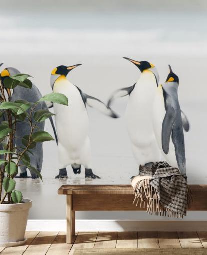 Dancing Penguins Wallpaper