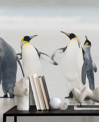 Dancing Penguins Wallpaper