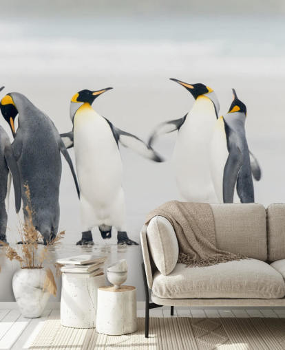 Dancing Penguins Wallpaper
