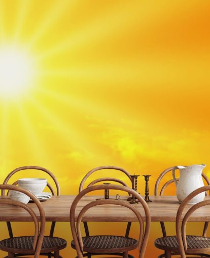 Carta da parati gialla e arancione Carta da parati gialla e arancione