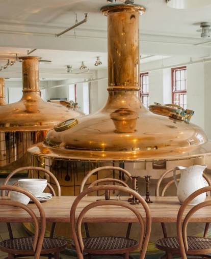 Copper Containers at Brewery Wallpaper