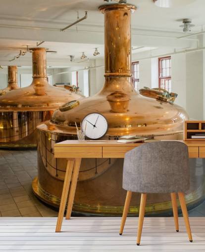 Copper Containers at Brewery Wallpaper