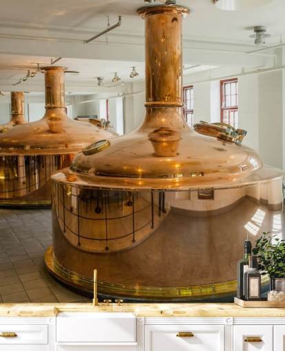 Copper Containers at Brewery Wallpaper